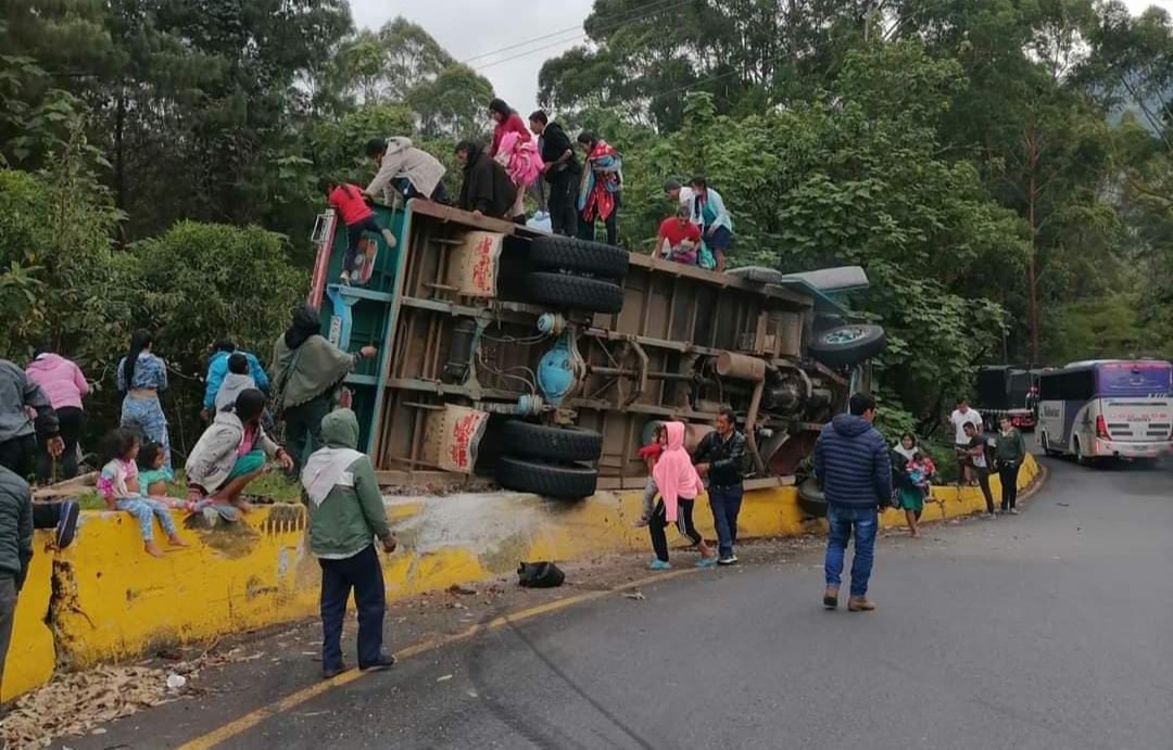 Fatal accidente de minga indígena en La Línea