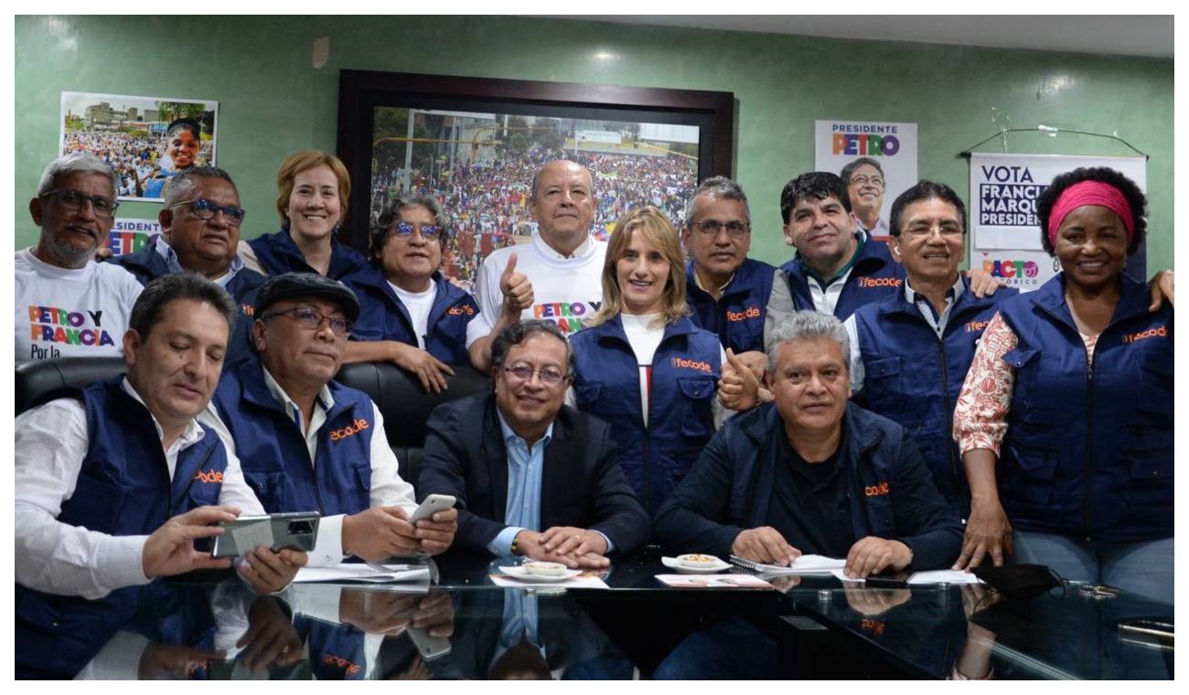 Fecode confirmó respaldo a Gustavo Petro