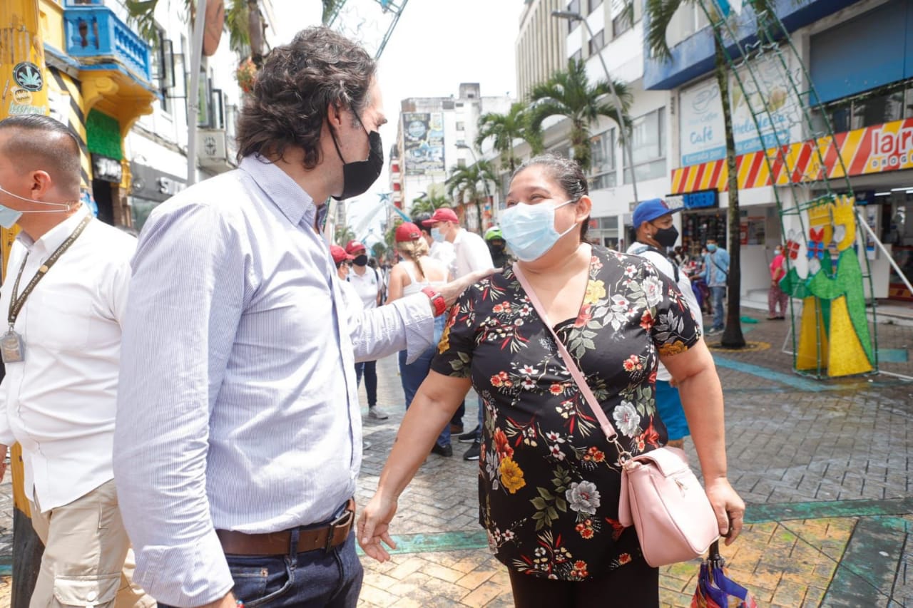 Federico Gutiérrez preocupado por desempleo e inseguridad en Ibagué