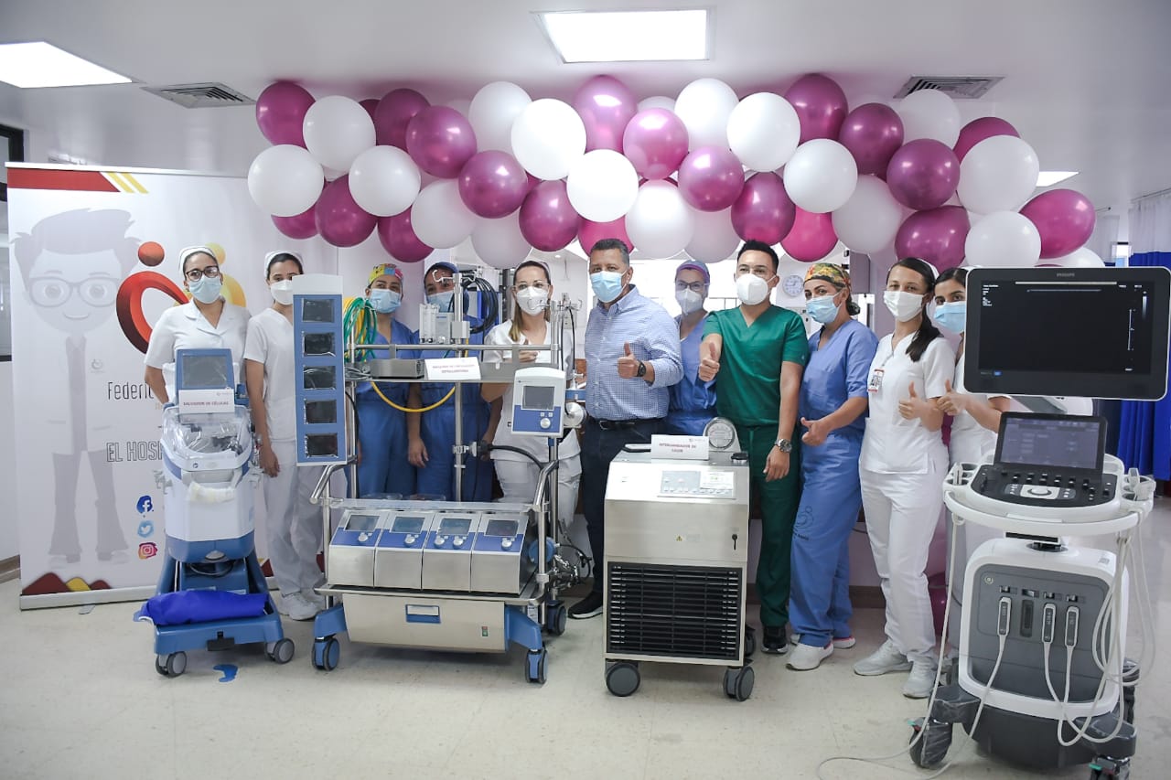 Federico Lleras primer hospital público en Colombia con tecnología ECMO