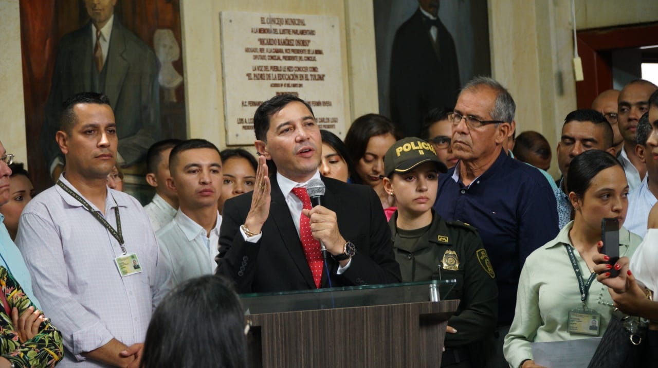 Alcalde Hurtado instaló el primer periodo de sesiones del Concejo de Ibagué