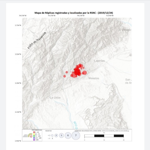 Réplicas constantes se vivieron tras el temblor de magnitud 6.2