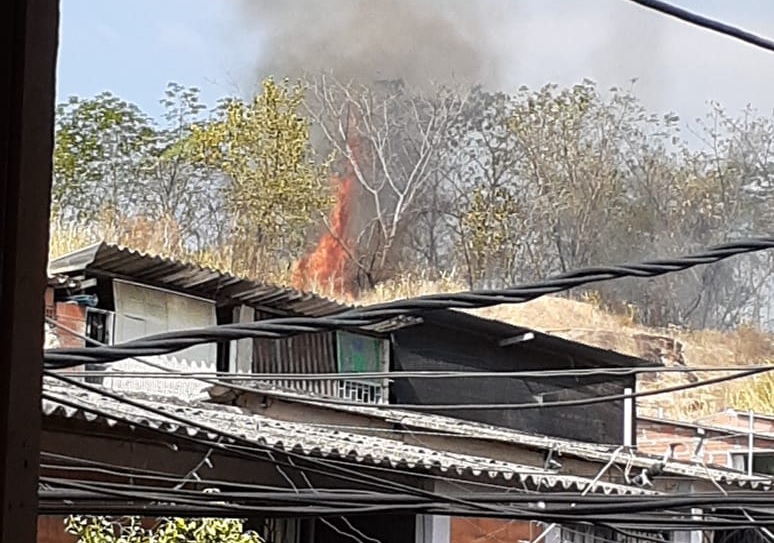 Incendio en Melgar
