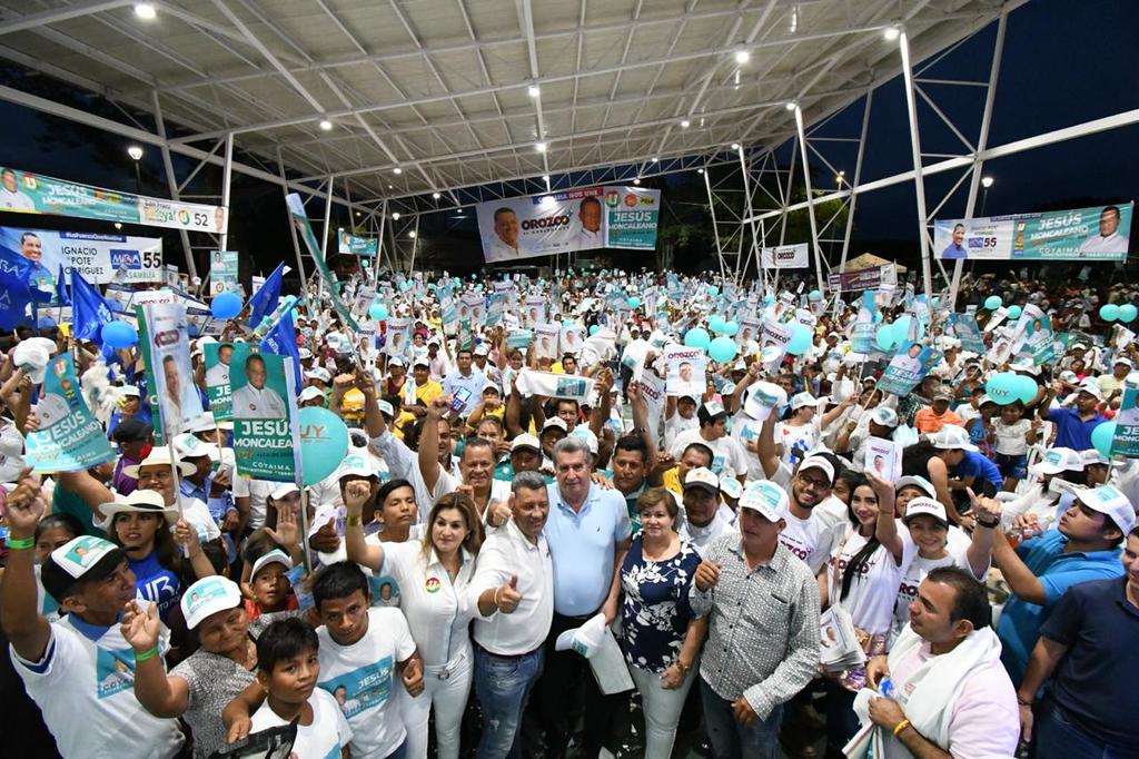 Orozco, protagoniza cierres de campaña en diversos municipios del Tolima