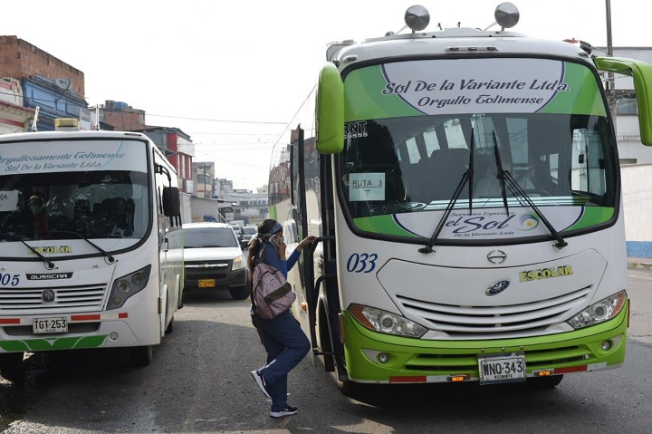 Alcaldía mantendrá rutas exclusivas para el personal médico y asistencial de Ibagué