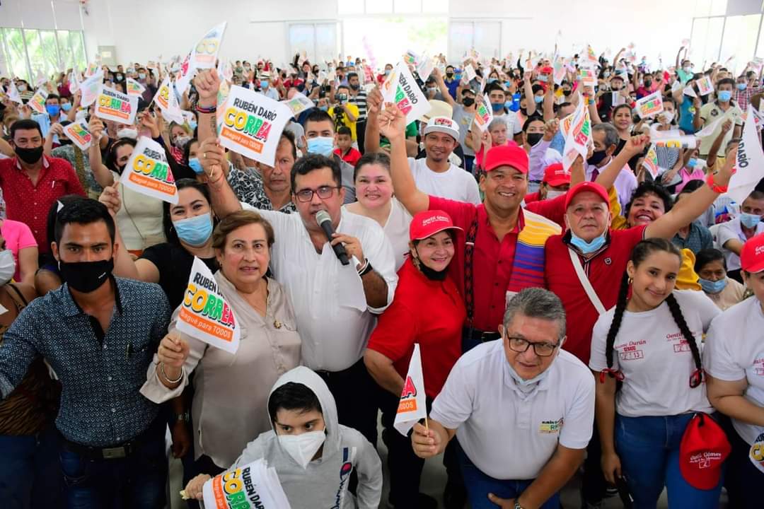 Seguidores del concejal Correa alineados con Gentil Gómez