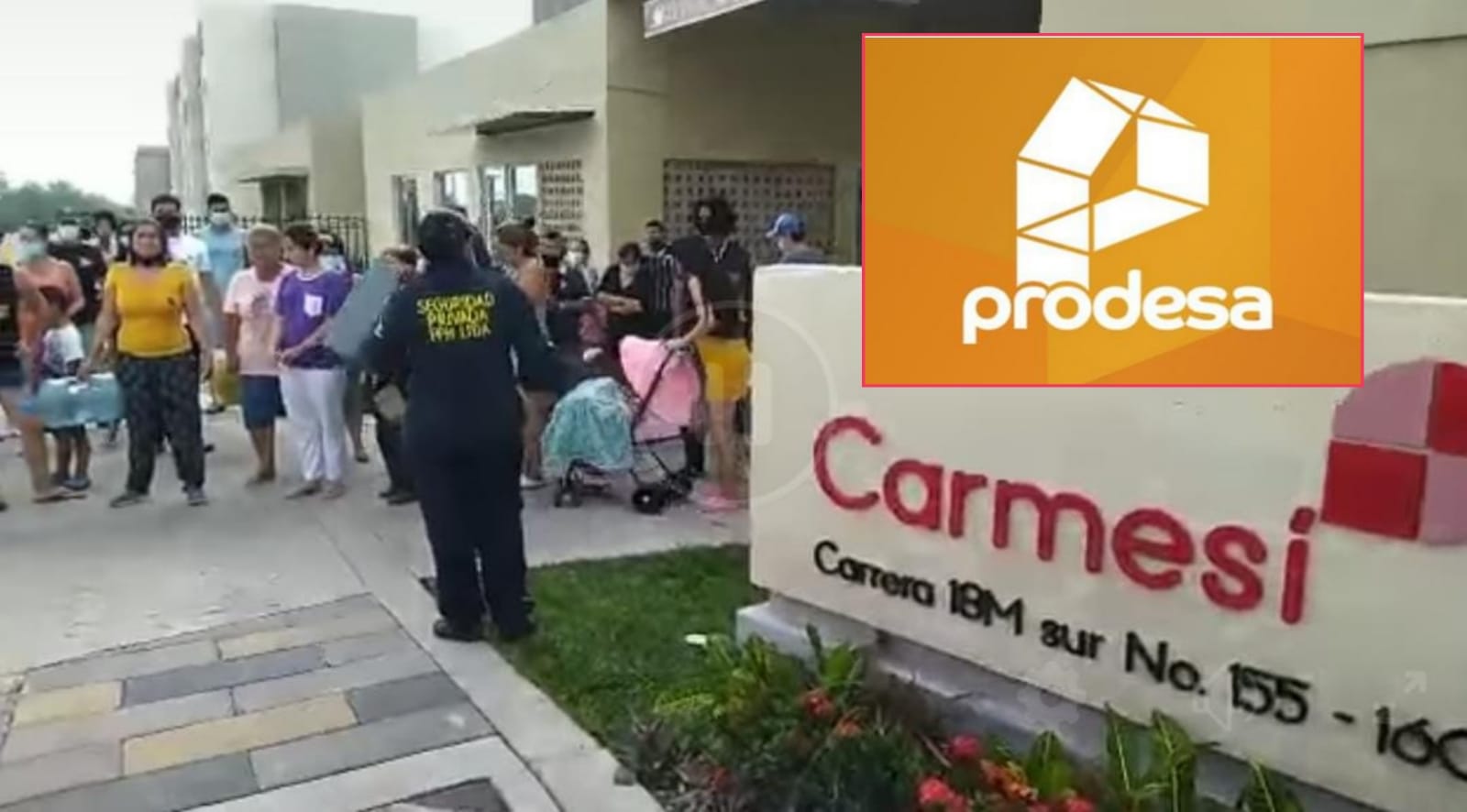 Gerente de la Constructora Prodesa respondió por las denuncias en Carmesí