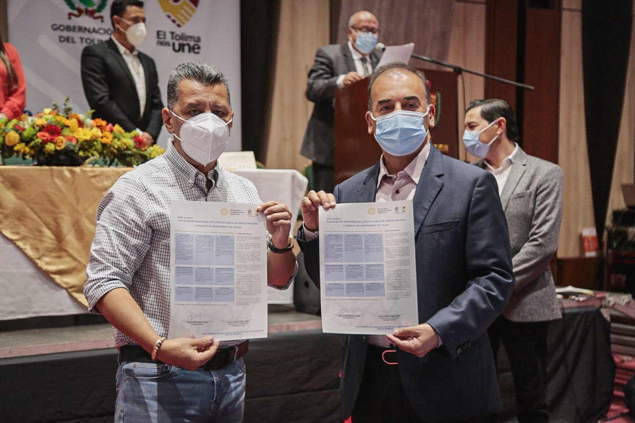 Gobierno exalta avances en el Tolima en libertad religiosa