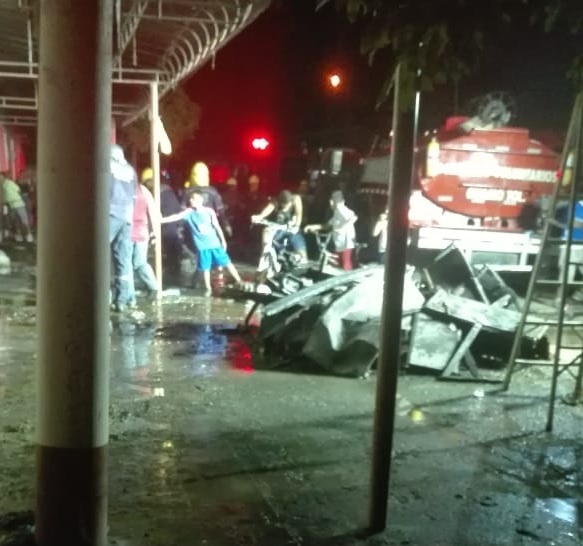 Incendio estructural consumió vivienda en el municipio de San Luis