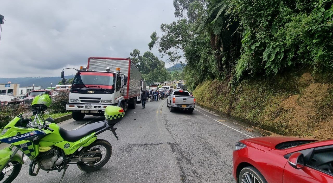 Habilitan de nuevo la vía Mariquita - Manizales