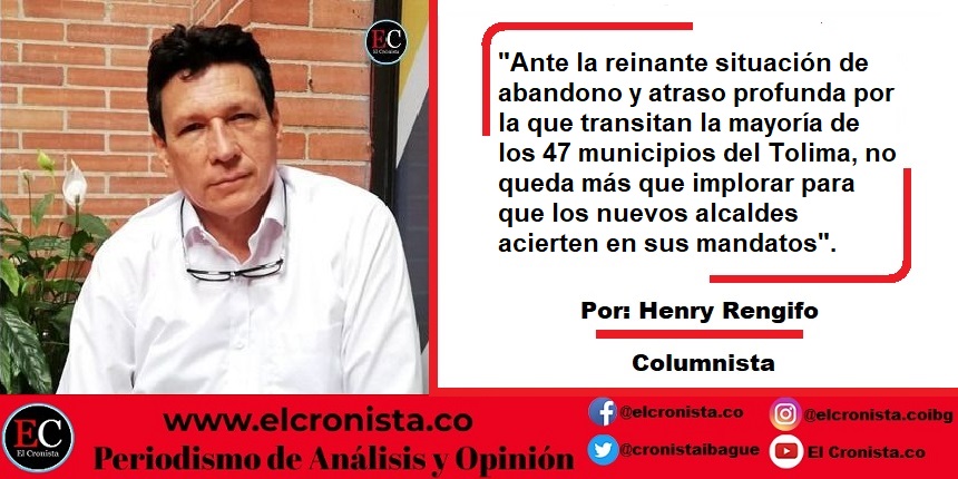 El Tolima, su nuevo gobernador y nuevos alcaldes