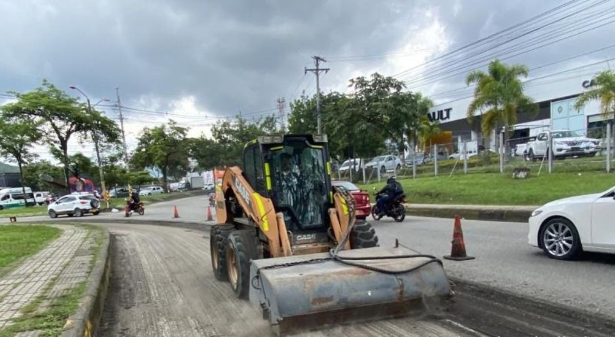 Hoy empezó la reforma en la vía Mirolindo