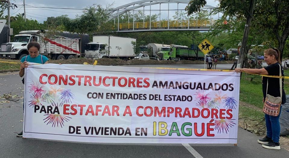 Ibagué bloqueada, sin agua y con nueva jornada de protestas en contra del IBAL