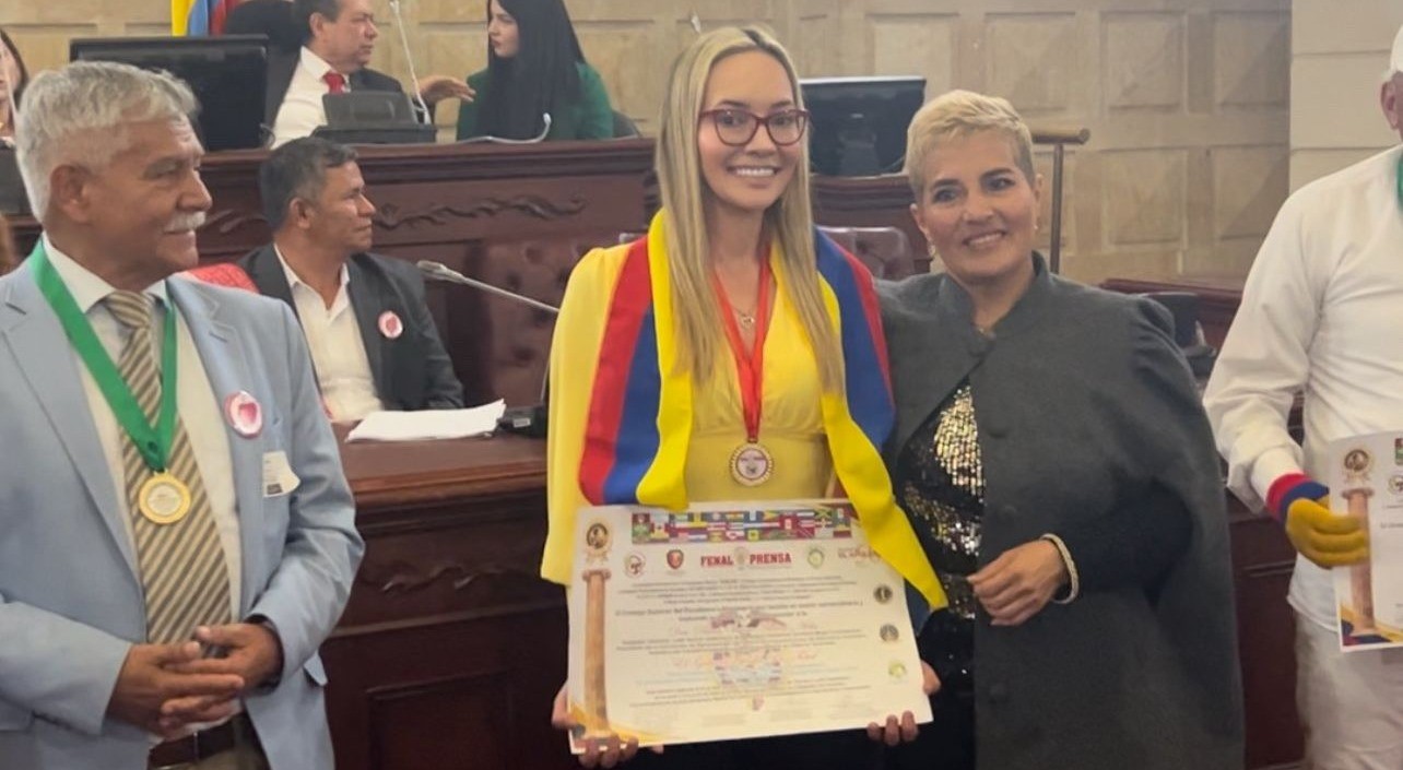 Ibaguereña fue galardonada con el premio internacional ‘La Paz Total’ 2023