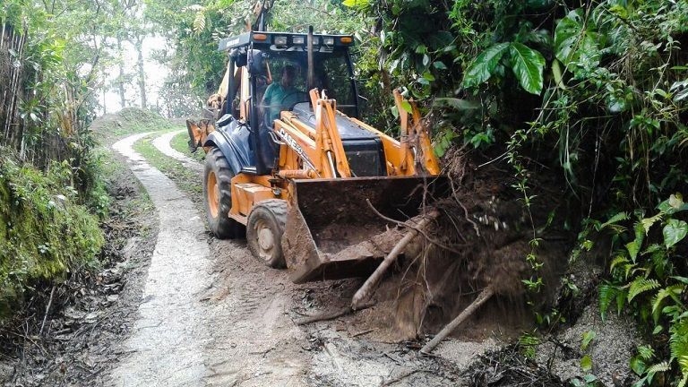Se siguen presentando emergencias viales por lluvias en zonas rurales de Ibagué