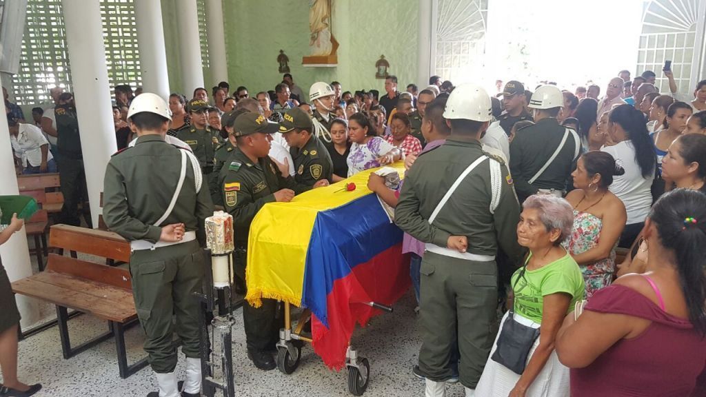 En el Guamo fue despedido con honores el Héroe Tolimense que sacrificó su vida durante la tragedia de Mocoa