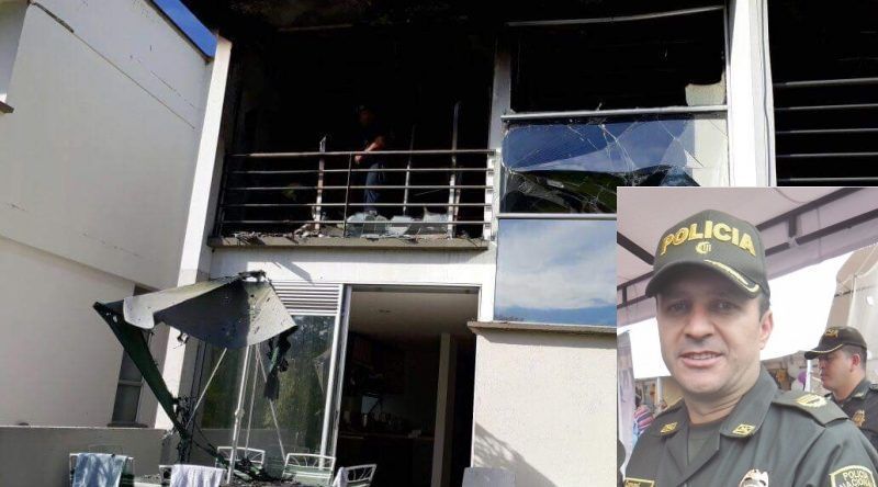 Se incendió la casa del Comandante de la Policía del Tolima