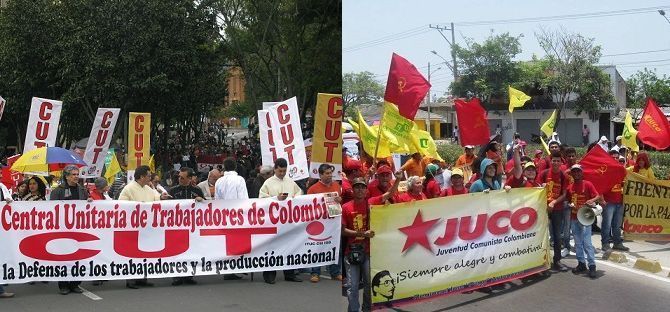 Paramilitares amenazan a dirigentes sindicales de la CUT y de la JUCO en el Tolima