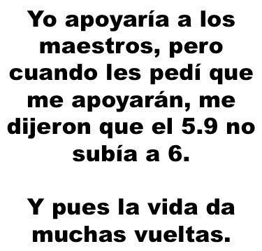 caricatura del paro de maestros