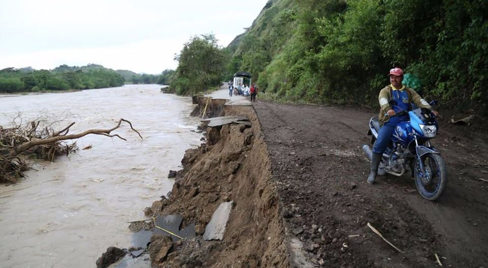 Cerrada la vía Ataco - Coyaima debido el fuerte caudal del río Saldaña generado por las lluvias