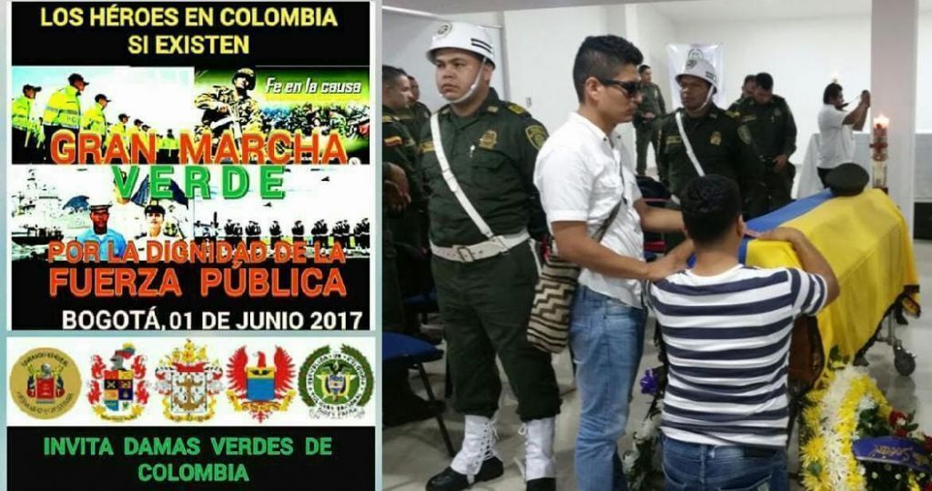 Realizarán la ‘Gran Marcha Verde’ en contra de muerte de policías mediante “Plan Pistola”