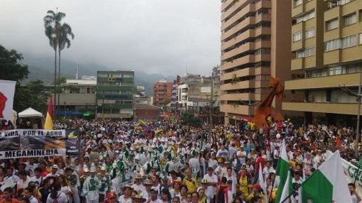 Marcha por la vida, el agua y el territorio en Ibagué