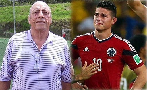 Tras fallecimiento del abuelo de James Rodríguez, el 10 de la Selección llega hoy a Ibagué