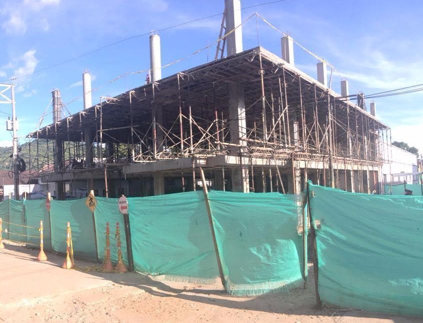Avanzan obras de construcción de la alcaldía en Cunday