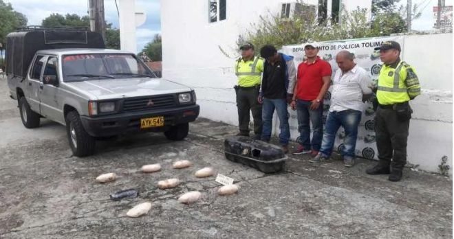 Incautan 10 mil dosis de coca en el Tolima
