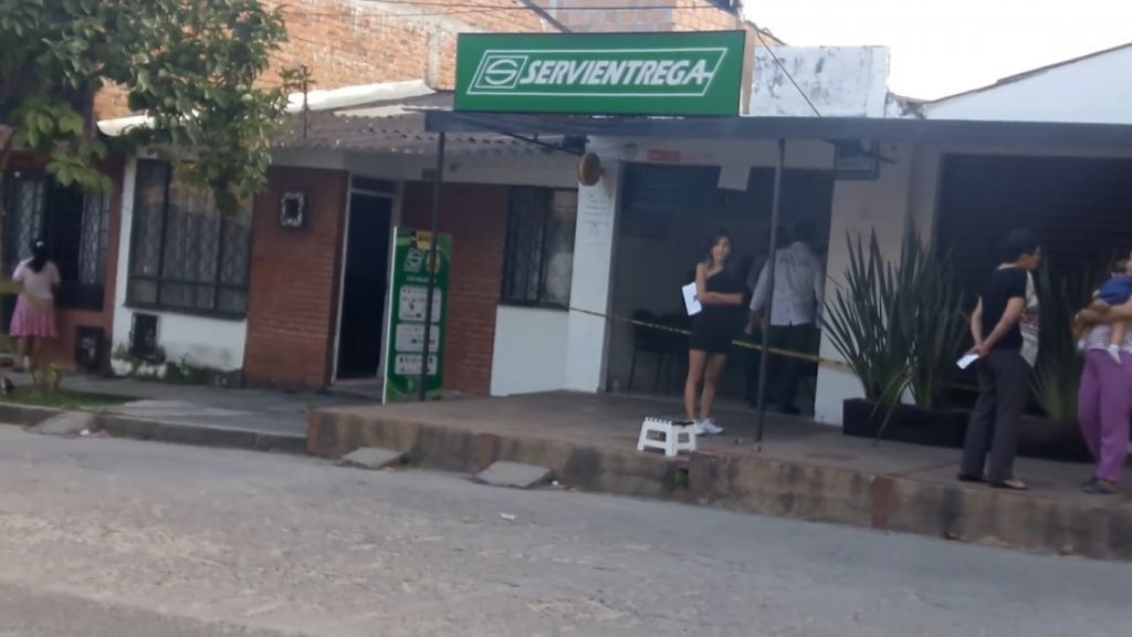 Nuevo robo a establecimiento en Ibagué. Esta vez fue un Servientrega del barrio Nogales