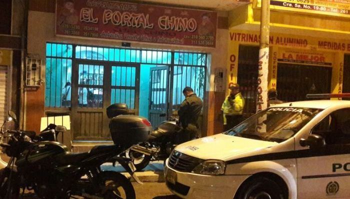 Nuevo atraco a establecimiento en Ibagué. Esta vez fue el Portal Chino de la 19 con Quinta