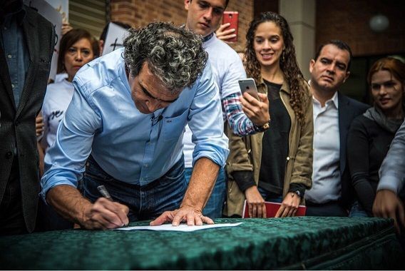 Se inicia recolección de firmas para la candidatura presidencial de Sergio Fajardo en el Tolima