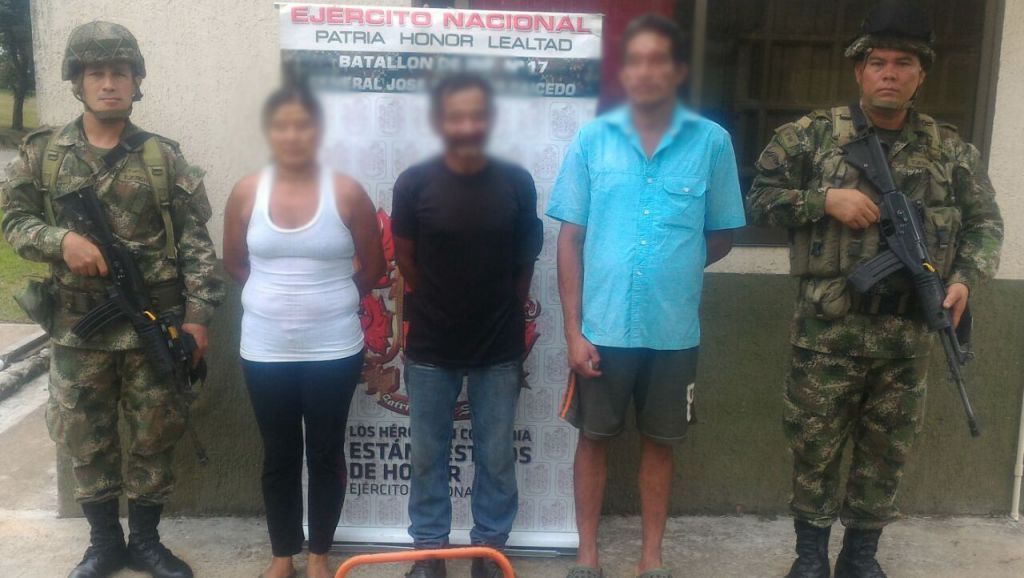 Ejército capturó a cuatro personas por acciones contra el medio ambiente en el sur del Tolima