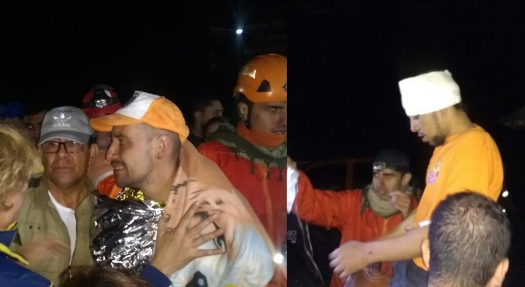 Rescatados dos de los tres montañistas desaparecidos. Continúa la búsqueda del guía turístico