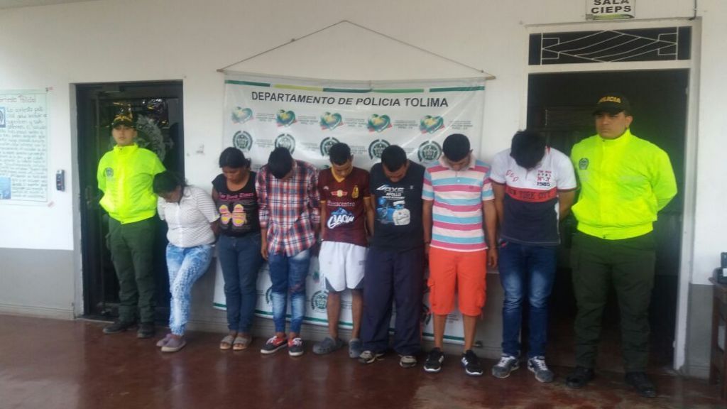Desarticulada peligrosa banda de microtráfico que usaba menores en Saldaña
