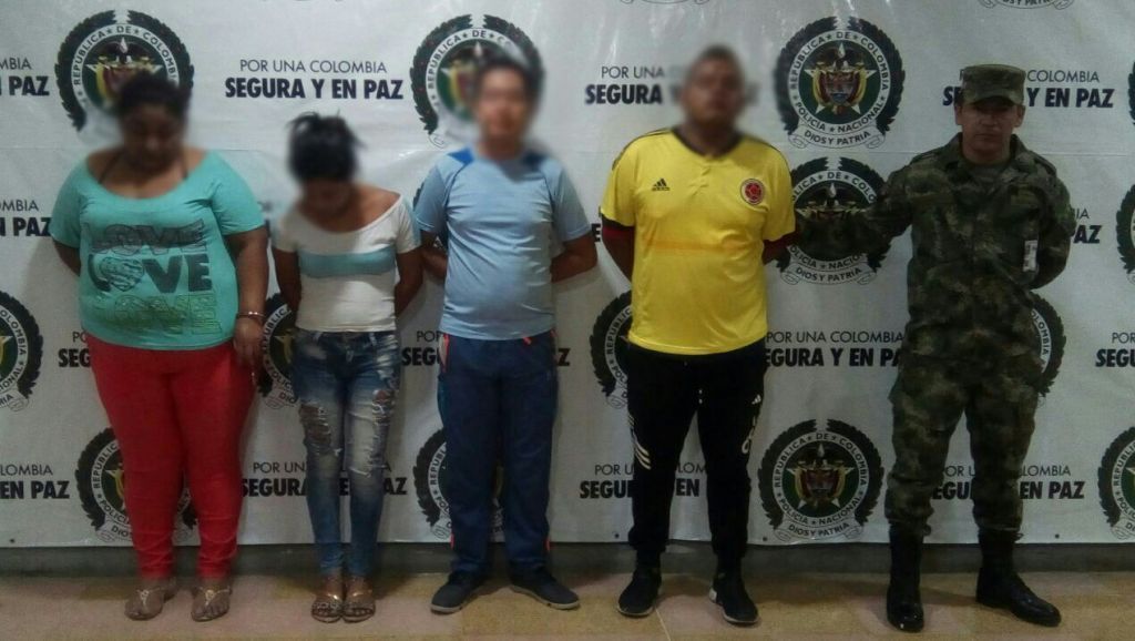 Capturados cuatro extorsionistas que delinquían en el sur del Tolima