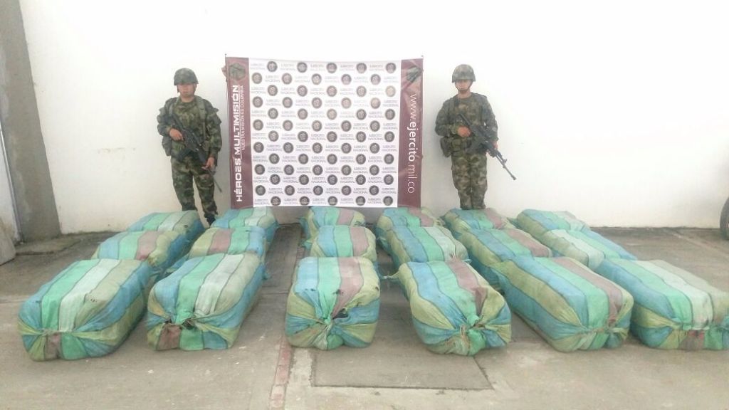 Hallada y destruida más de media tonelada de marihuana en el sur del Tolima