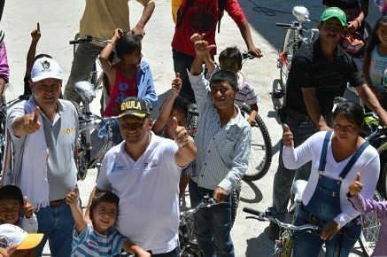 Los pedalazos de la campaña de Barreto con dineros públicos