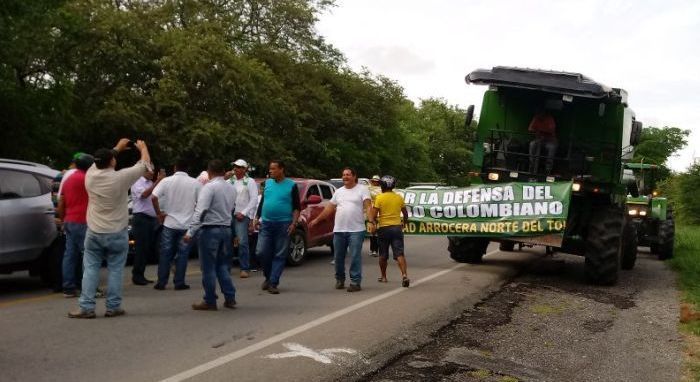 Arroceros del Tolima suspendieron temporalmente el paro