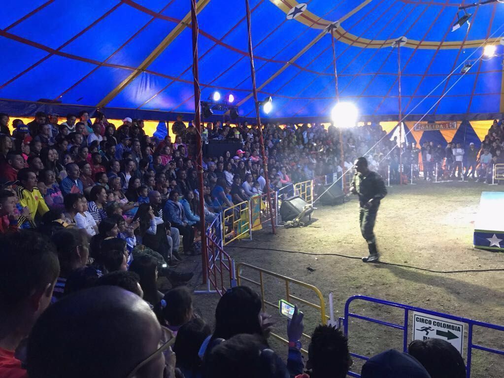 5000 personas asistieron a las funciones del circo Colombia en Ibagué