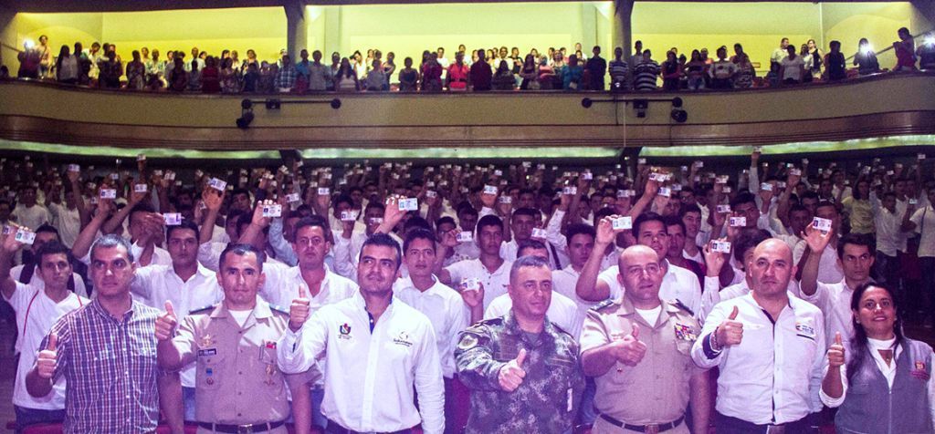 Ejército entregó libretas militares a víctimas del conflicto armado en el Tolima