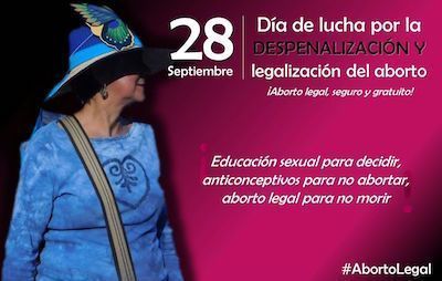¡Aborto legal, seguro y gratuito!
