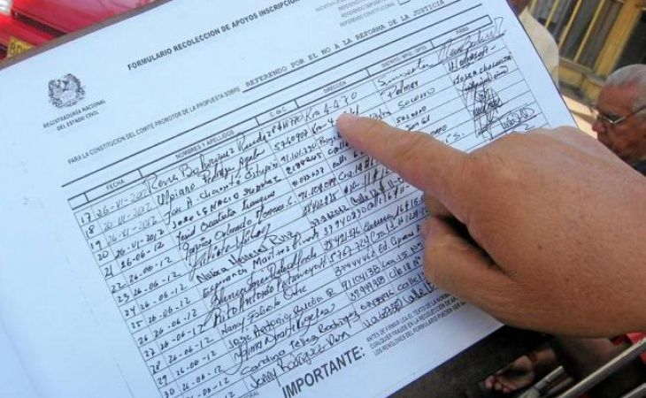 No hay quien controle la recolección de firmas: MOE