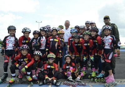 Habilitan pista de patinaje en Ibagué