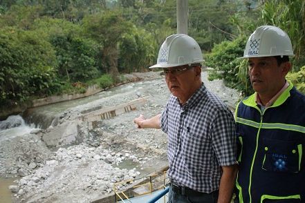 Avanzan obras por 7 mil 800 millones en bocatomas de Cay y Combeima
