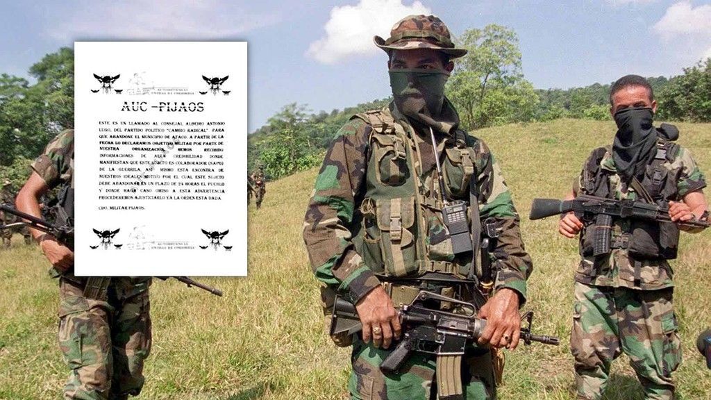 Nuevas amenazas de paramilitares en el sur del Tolima