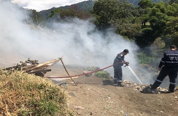 Varios incendios forestales se presentaron en el Tolima este fin de semana