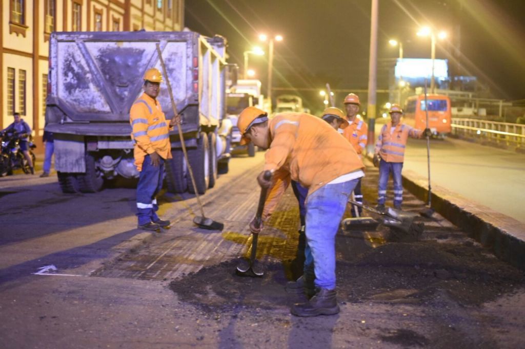 Inició mejoramiento de 43 vías del centro de Ibagué