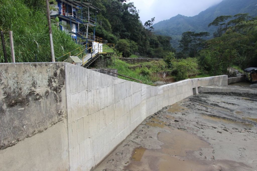Concluyeron obras de protección de la bocatoma Combeima: IBAL