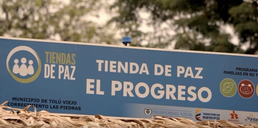 Con apoyo de Bavaria instalan una “tienda para la paz” en Chaparral